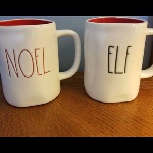 Rae Dunn Christmas mugs